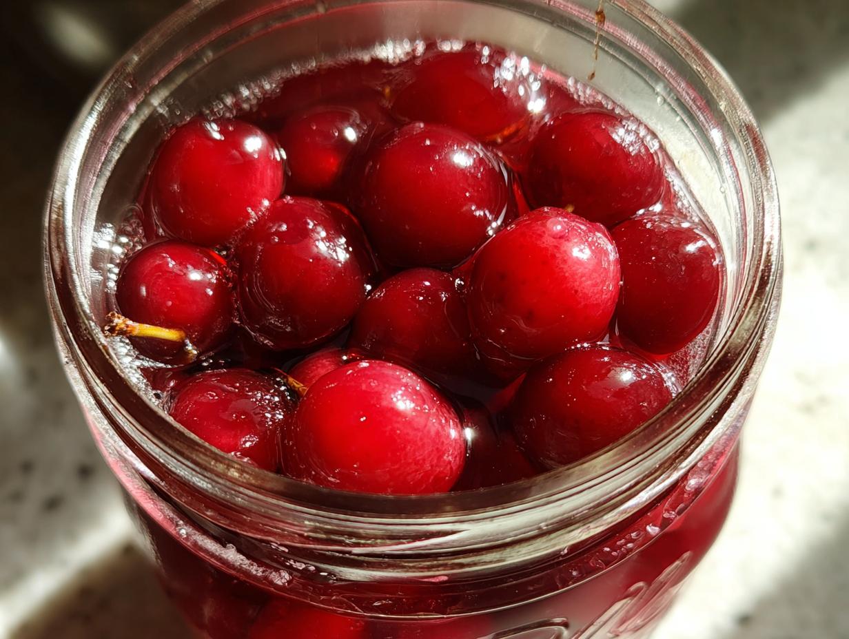 Canning Cherries - detail 1