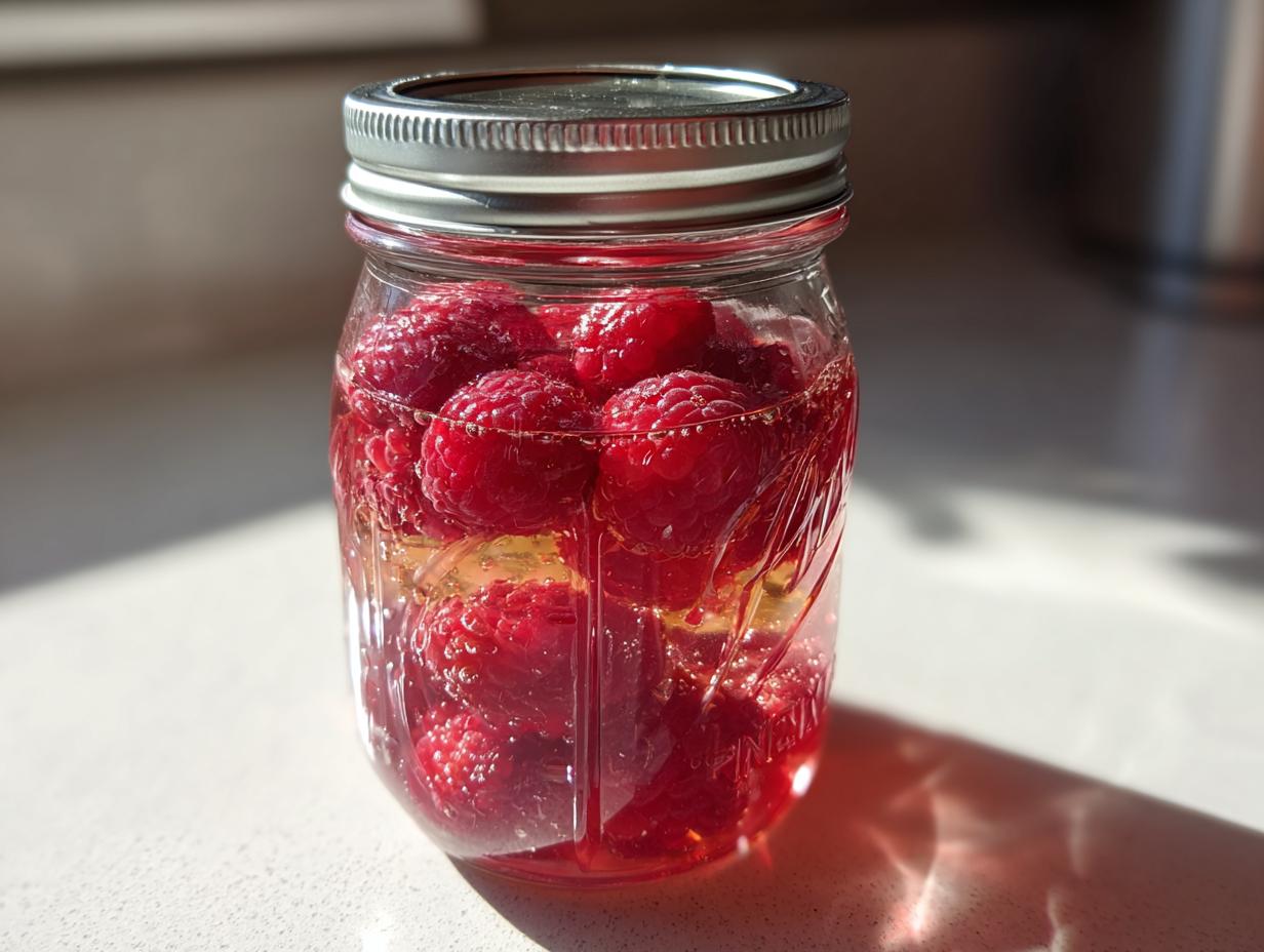 Canning Raspberries