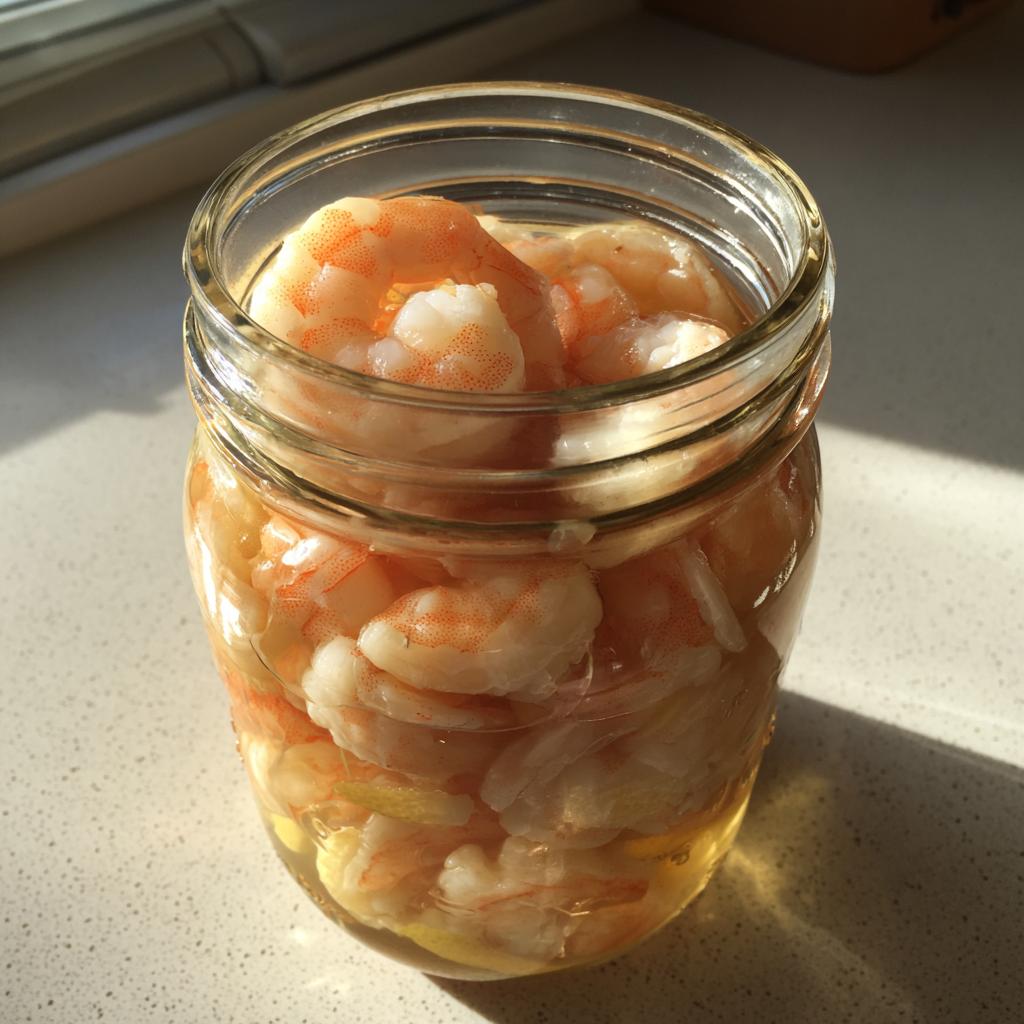 Canning Shrimp - detail 1