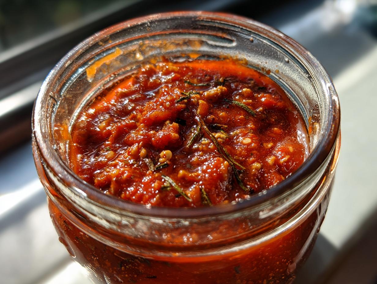 Canning Spaghetti Sauce with Meat – 2lbs Rich Flavor Magic