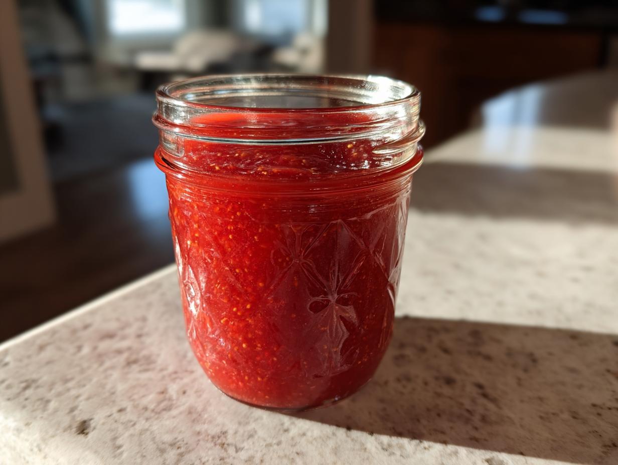 Canning Strawberry Juice - detail 1