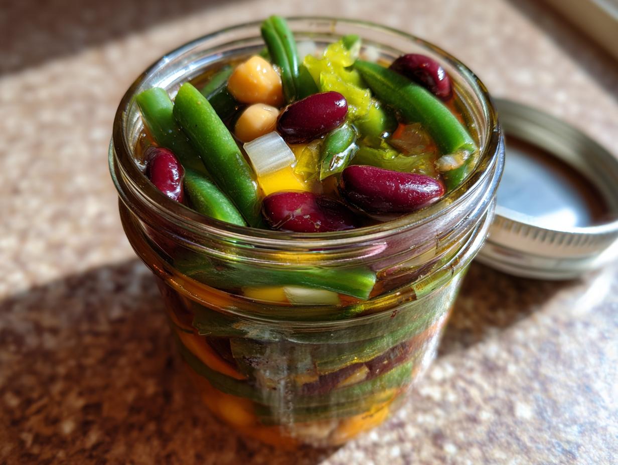 Canning Three Bean Salad