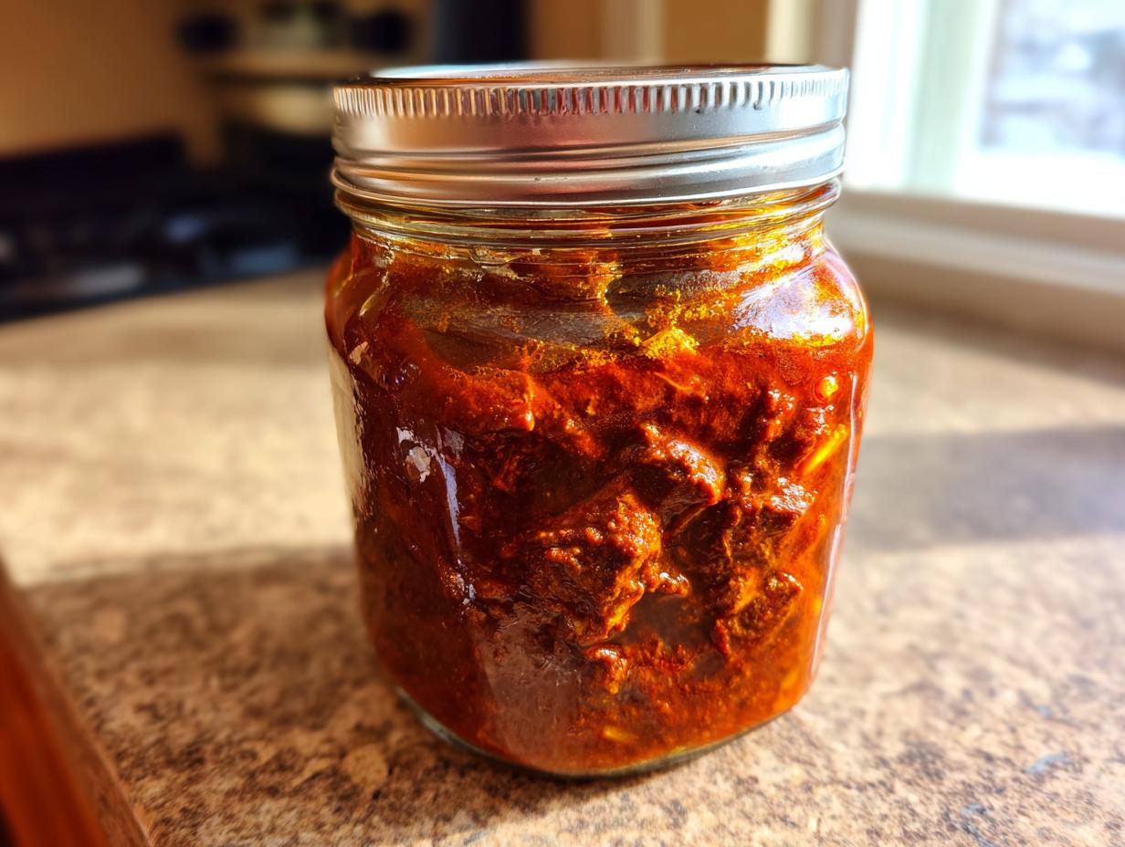 Canning Vindaloo Curry - detail 1