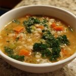 Canning White Bean and Kale Soup