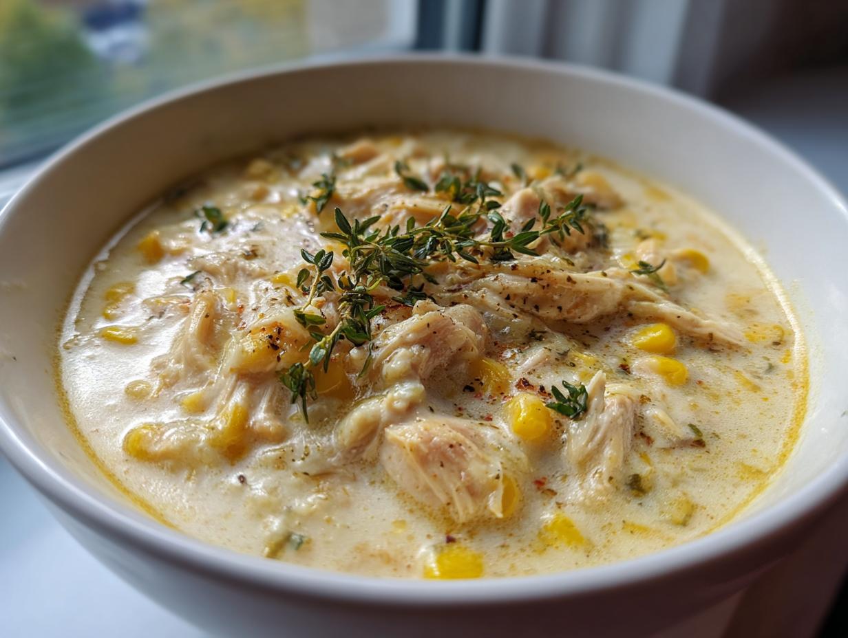 Irresistible 35-Minute Chicken and Corn Chowder Comfort