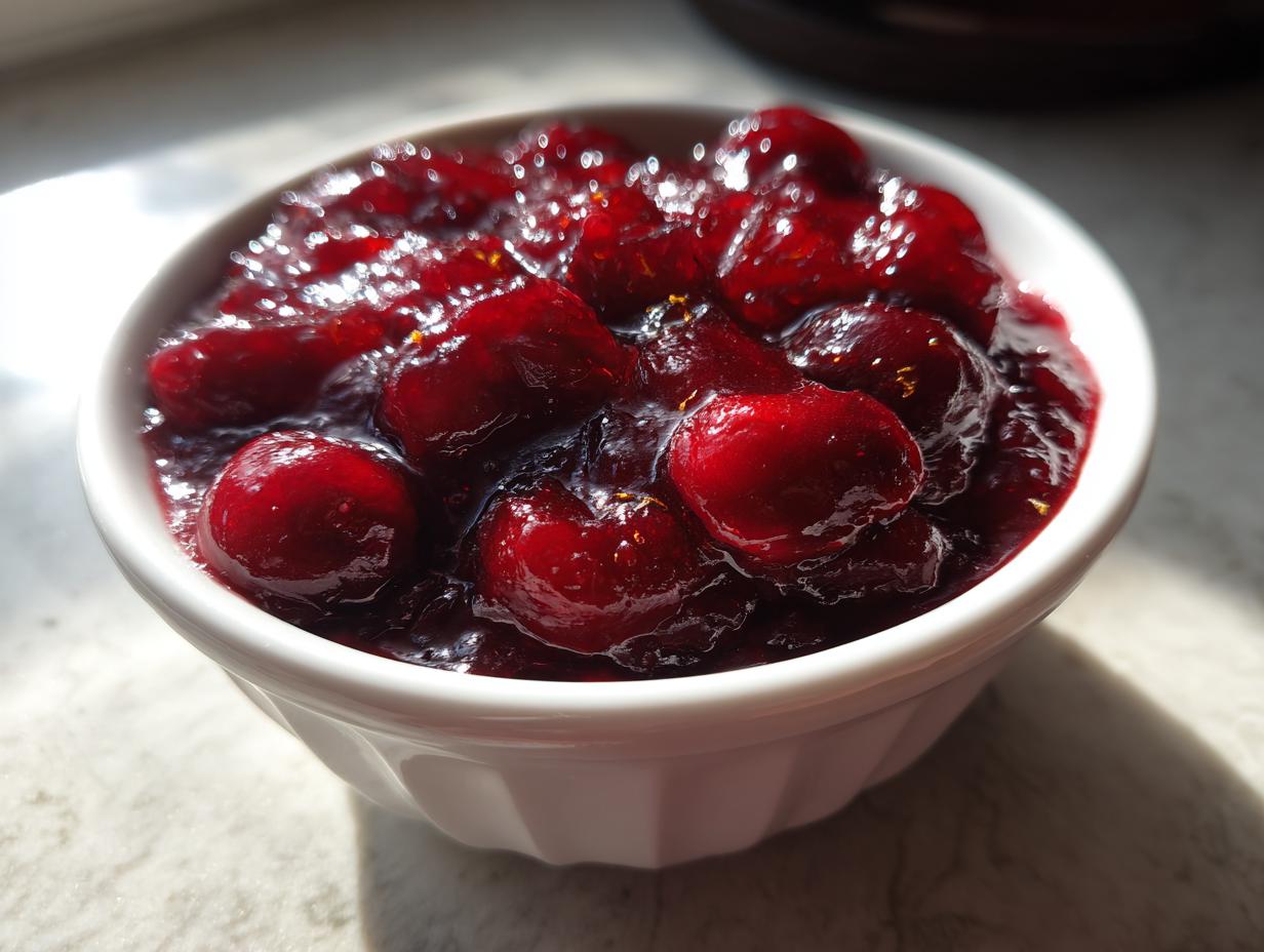 Cranberry Orange Sauce - detail 1
