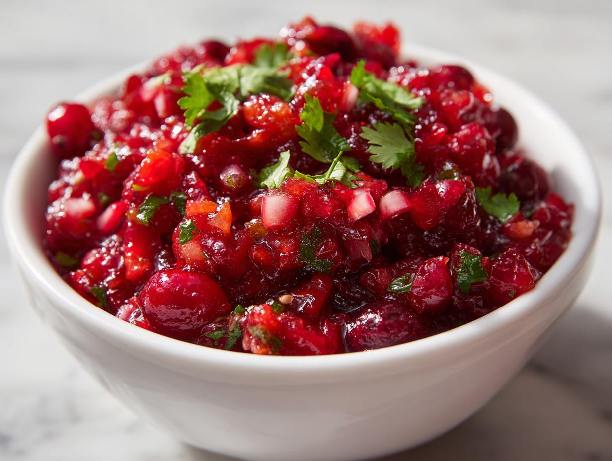 Cranberry Salsa - detail 1