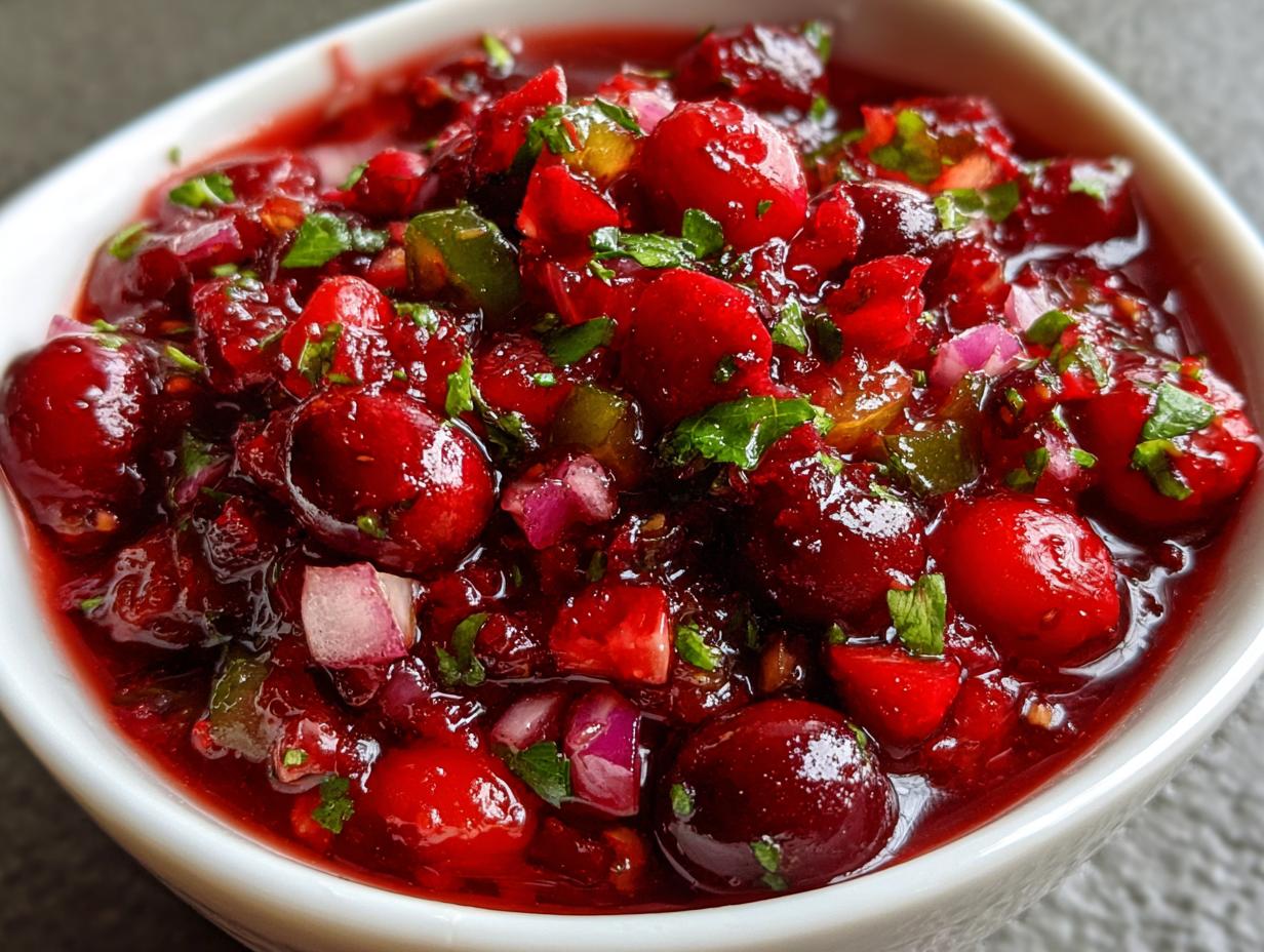 Cranberry Salsa