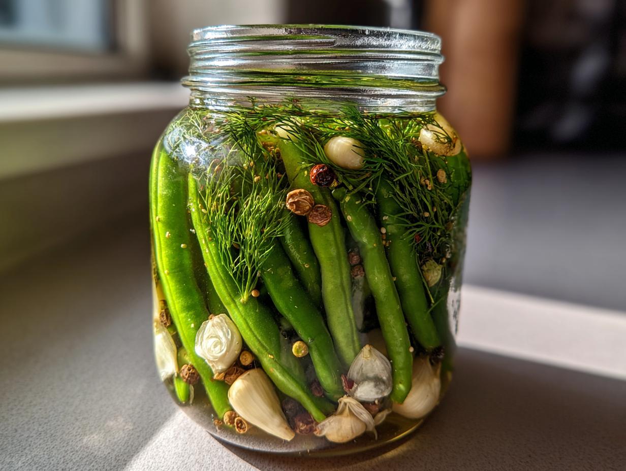 Crunchy Dilly Beans Recipe: 3-Day Pickled Perfection