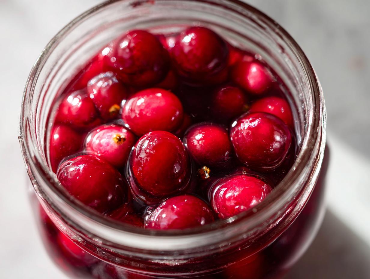 Irresistible Pickled Cranberries Recipe in Just 24 Hours