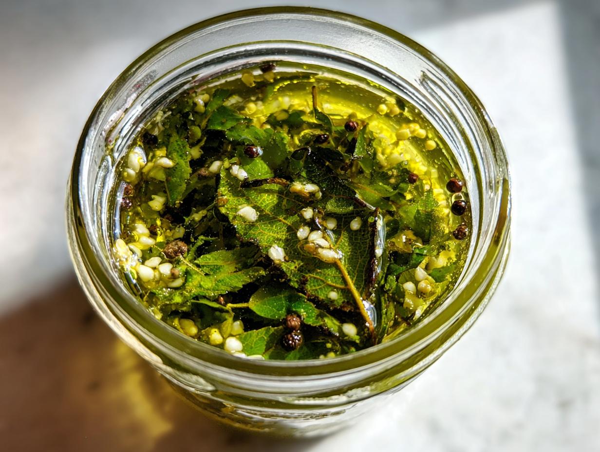Pickled Green Coriander Seed - detail 1