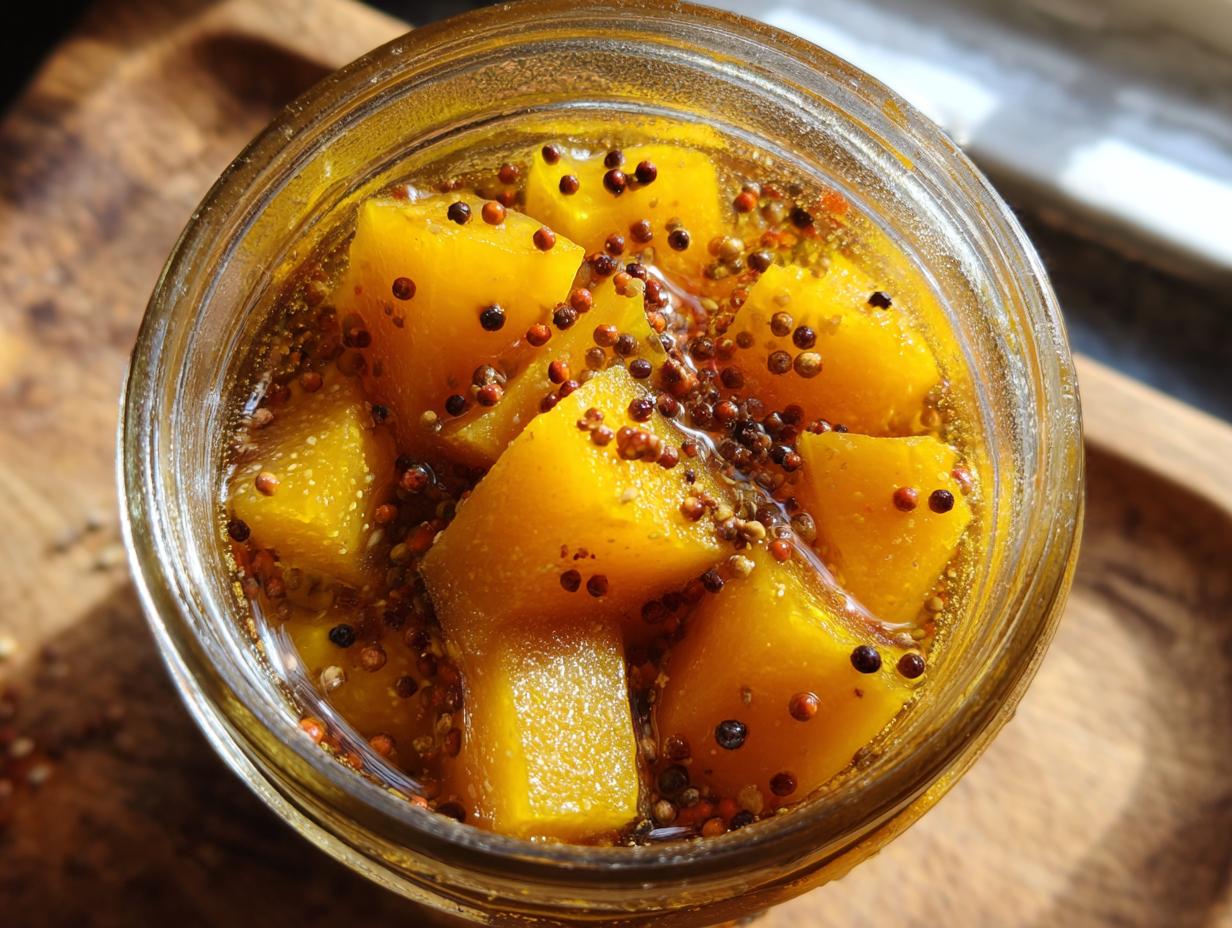 Sweet-Tangy Pickled Sugar Pumpkin in Just 30 Minutes