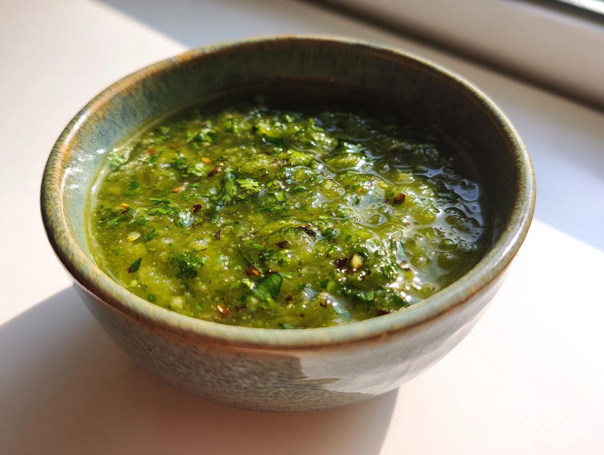 Roasted Tomatillo Salsa - detail 1