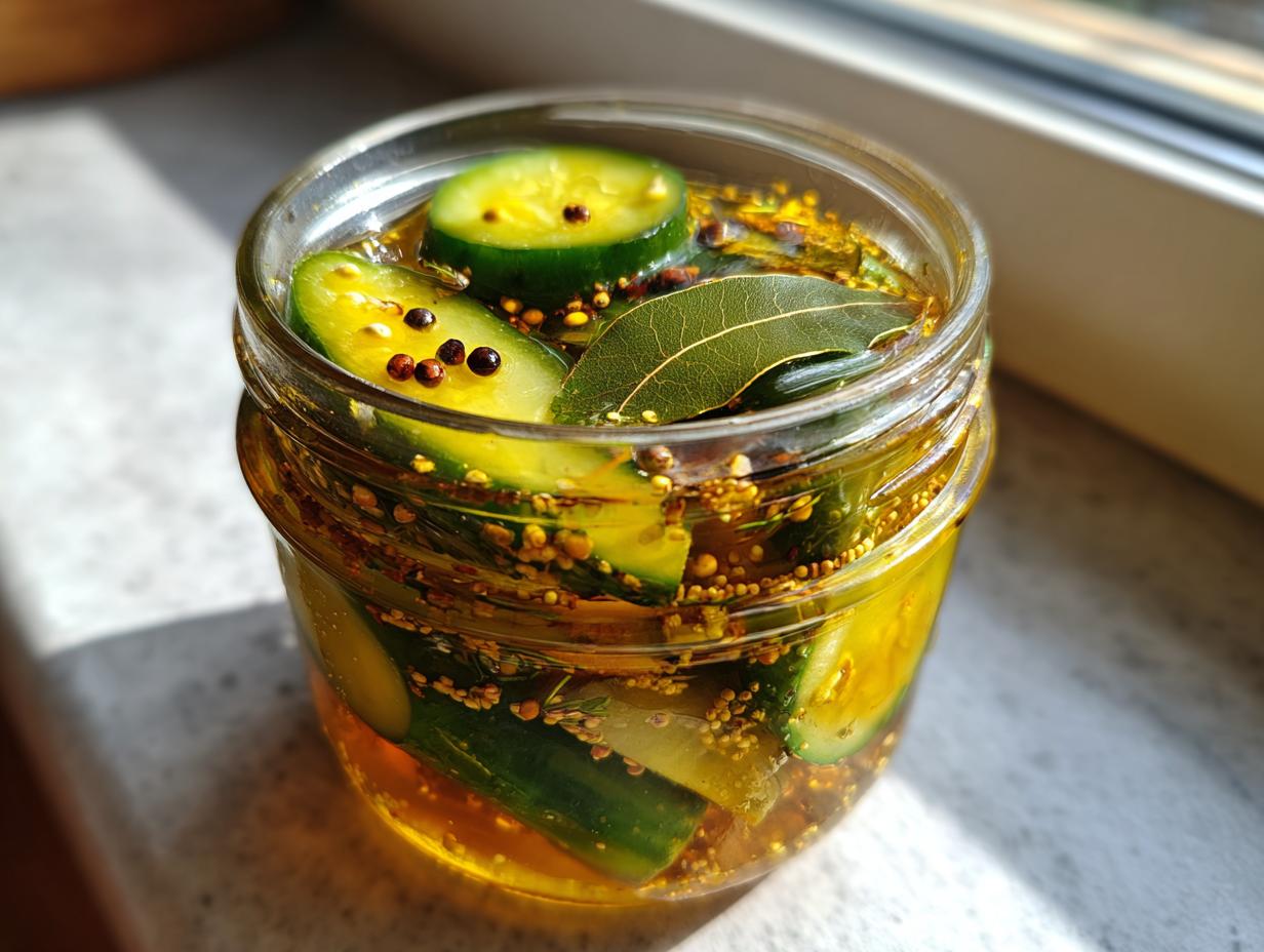 Senfgurken German Mustard Pickles - detail 1