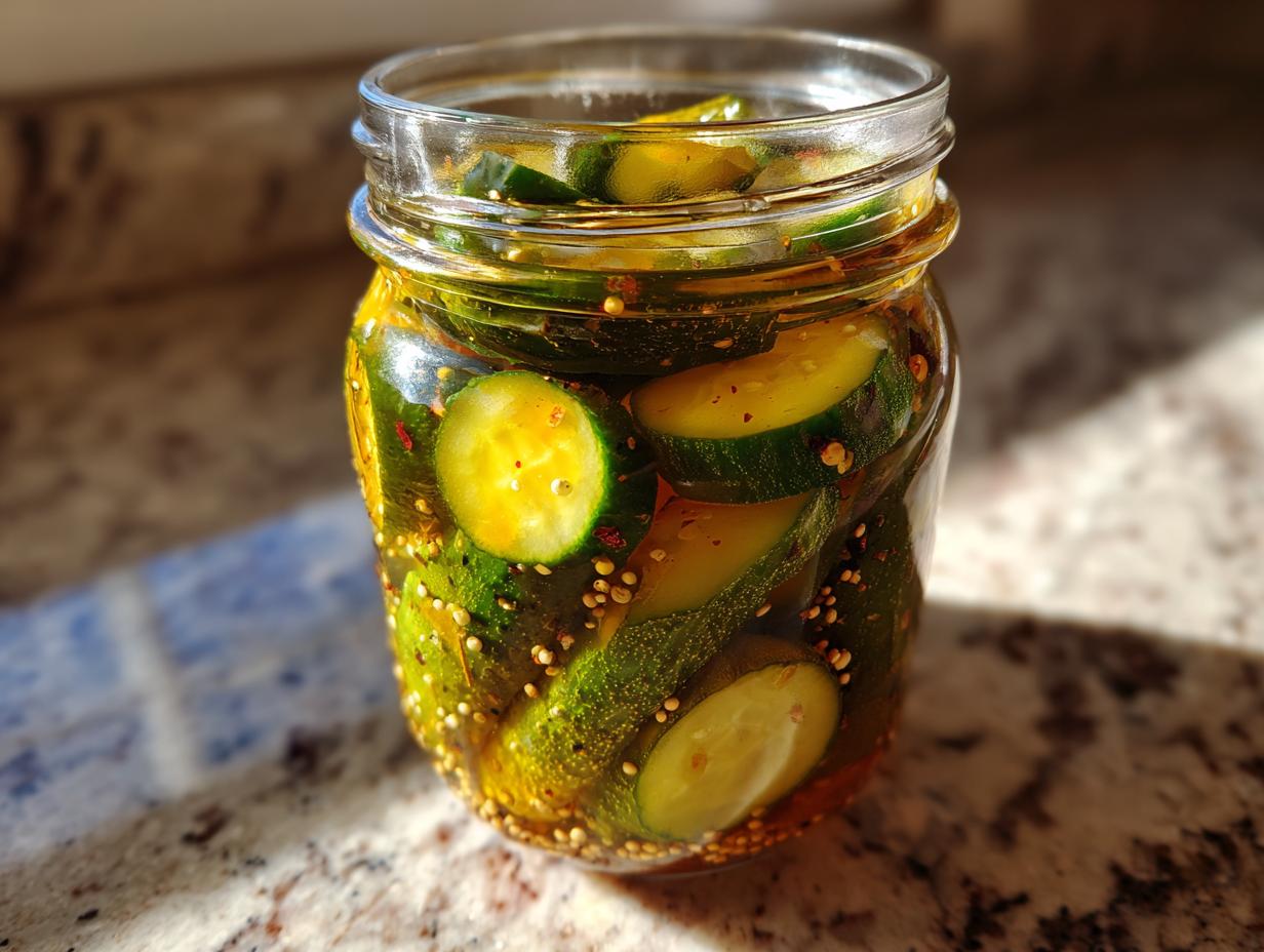 Tangy Senfgurken German Mustard Pickles Recipe That Crunches