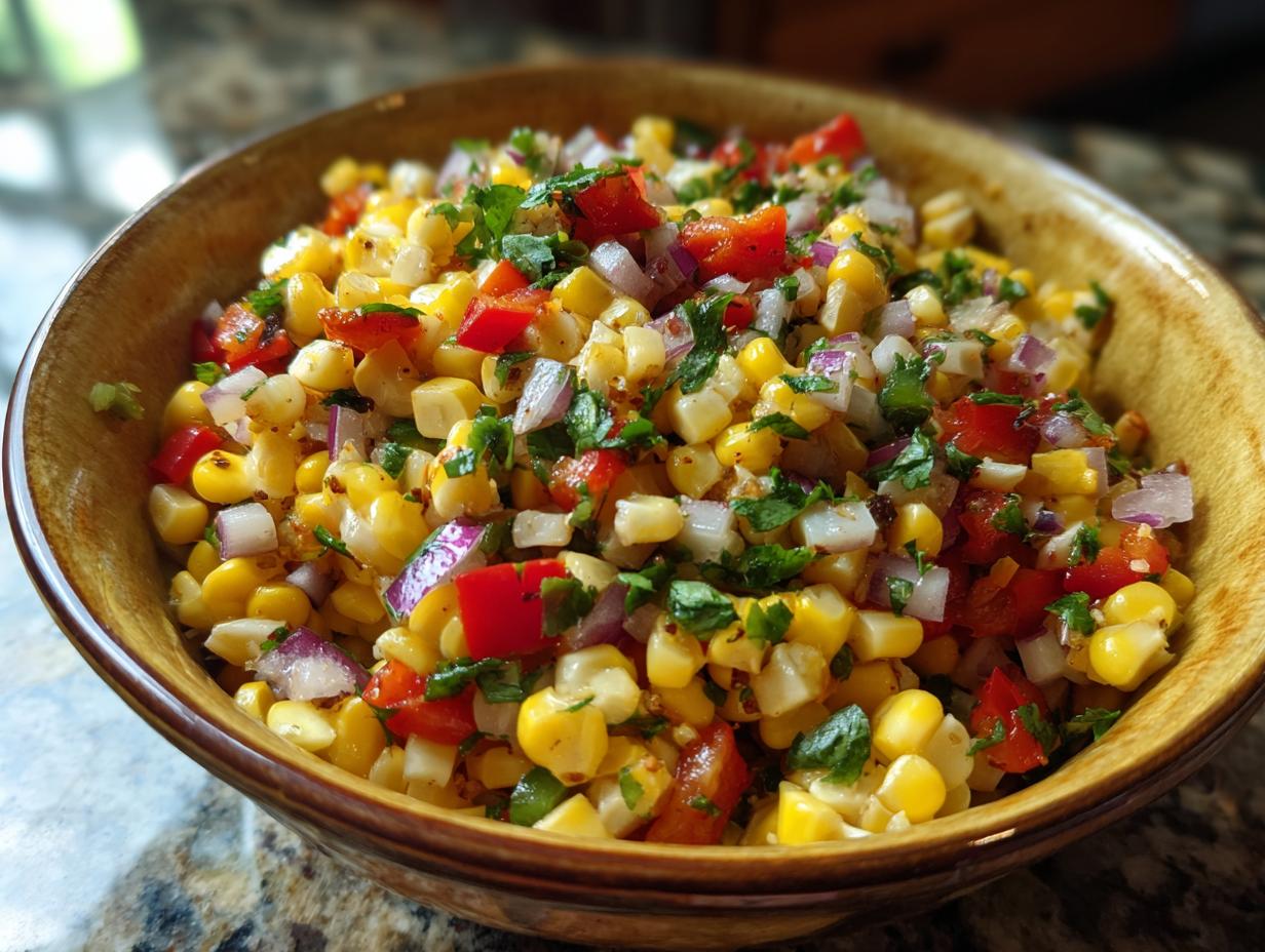 Southwestern Corn Salsa - detail 1