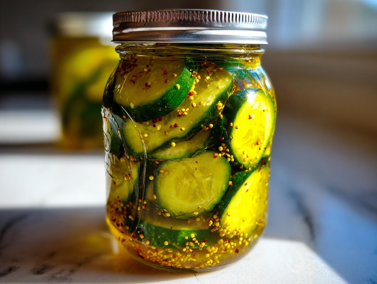 Sweet Cucumber Pickles - detail 1