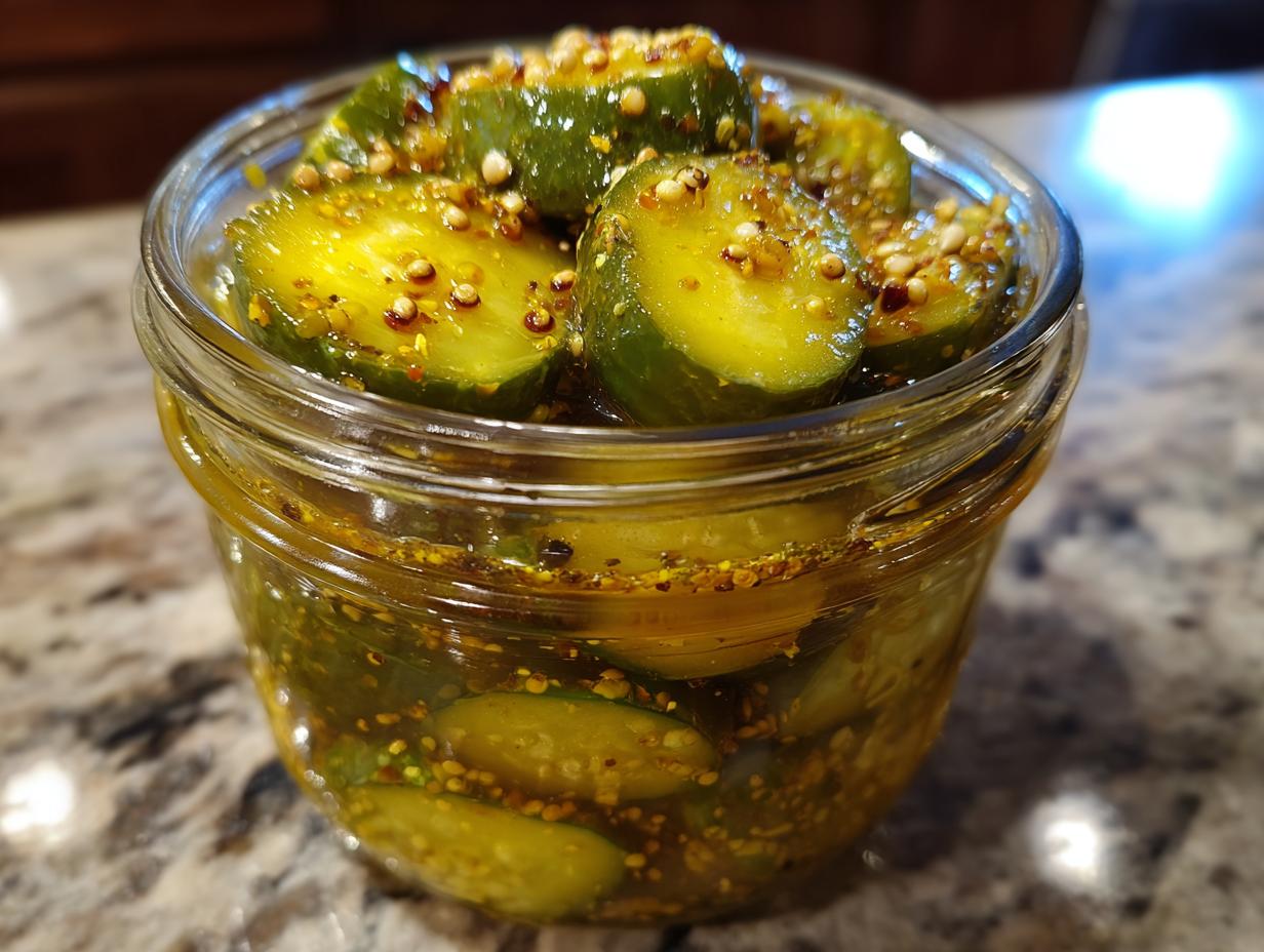 Sweet Gherkin Pickles