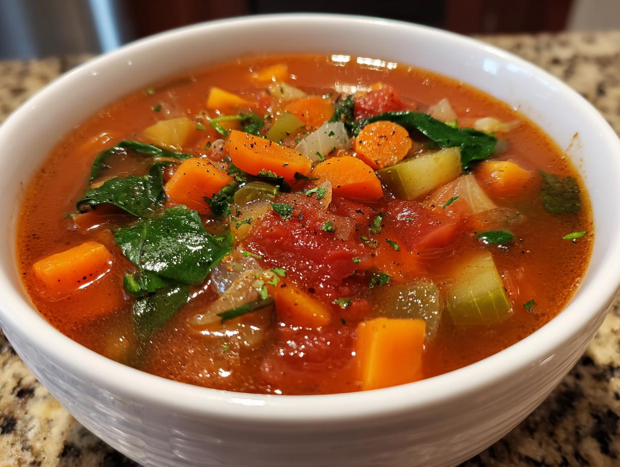 Vegetable Soup - detail 1