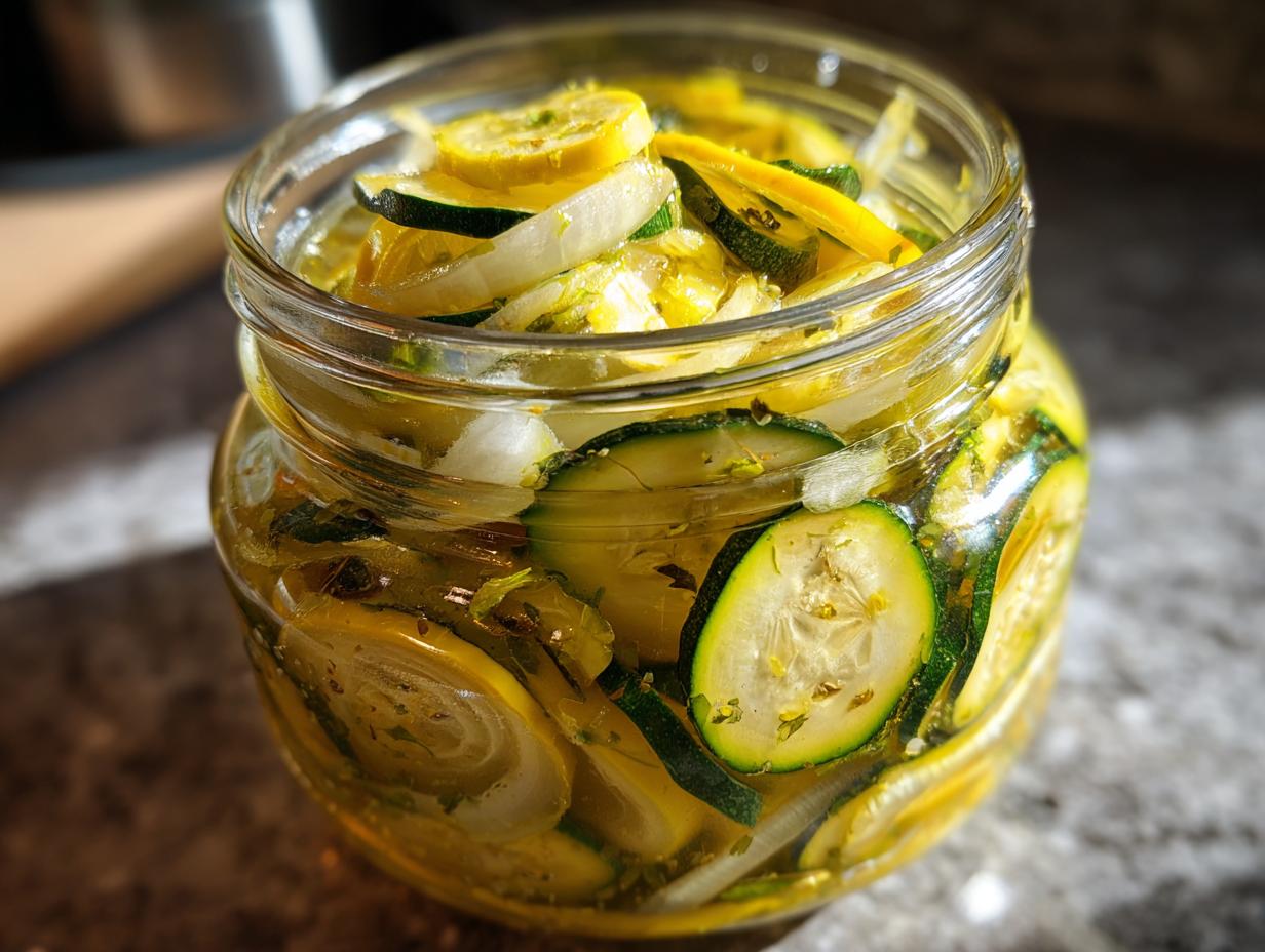 Zucchini Pickles - detail 1