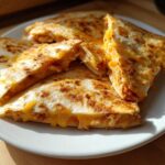 5-Ingredient Air Fryer BBQ Chicken Quesadilla Wedges