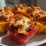 Air Fryer BBQ Chicken Stuffed Mini Peppers for Party Platters