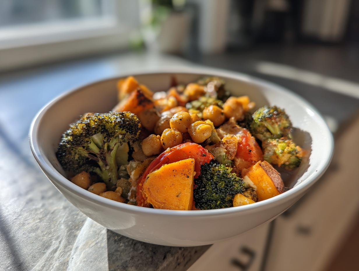 25-Minute Air Fryer BBQ Ranch Chickpea Bowls – Irresistible!