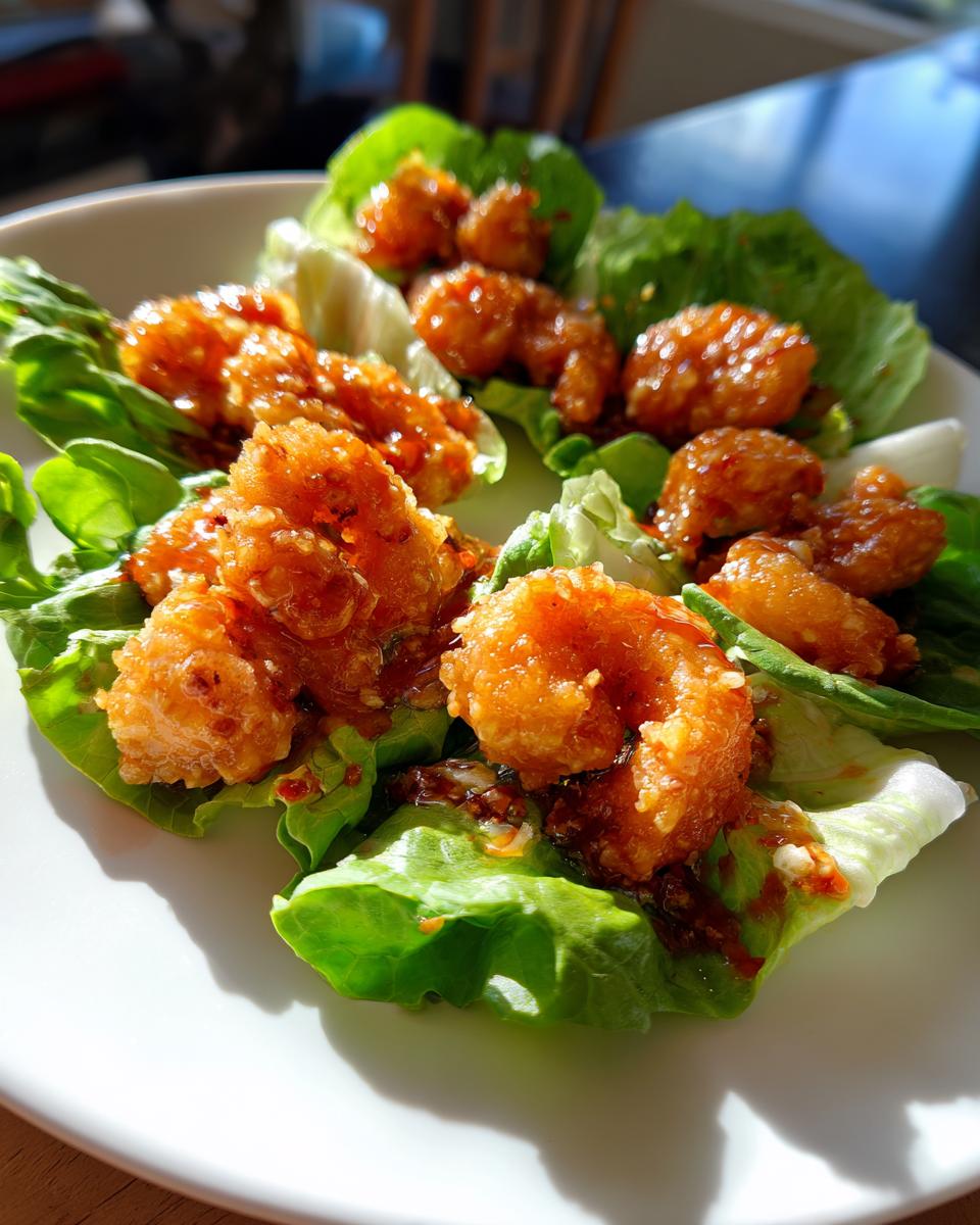 Air Fryer Bang Bang Shrimp Lettuce Cups for Light but Indulgent Bites - detail 1