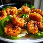 Air Fryer Bang Bang Shrimp Lettuce Cups for Light but Indulgent Bites
