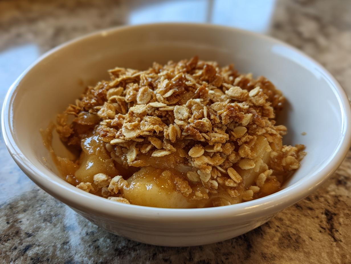 15-Minute Air Fryer Brown Butter Apple Crisp Bowls – Irresistible!