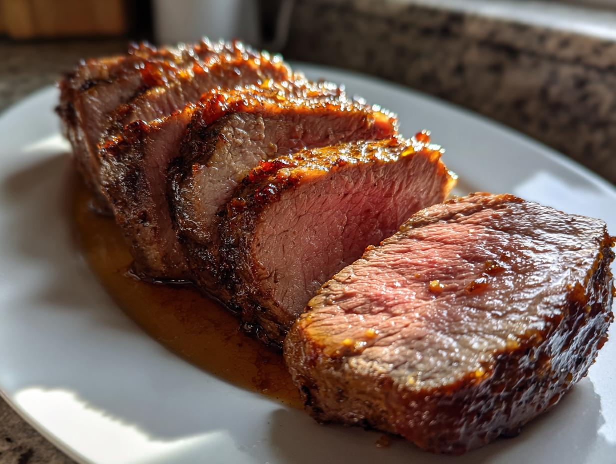 25-Minute Air Fryer Brown Sugar Garlic Beef Tenderloin Perfection