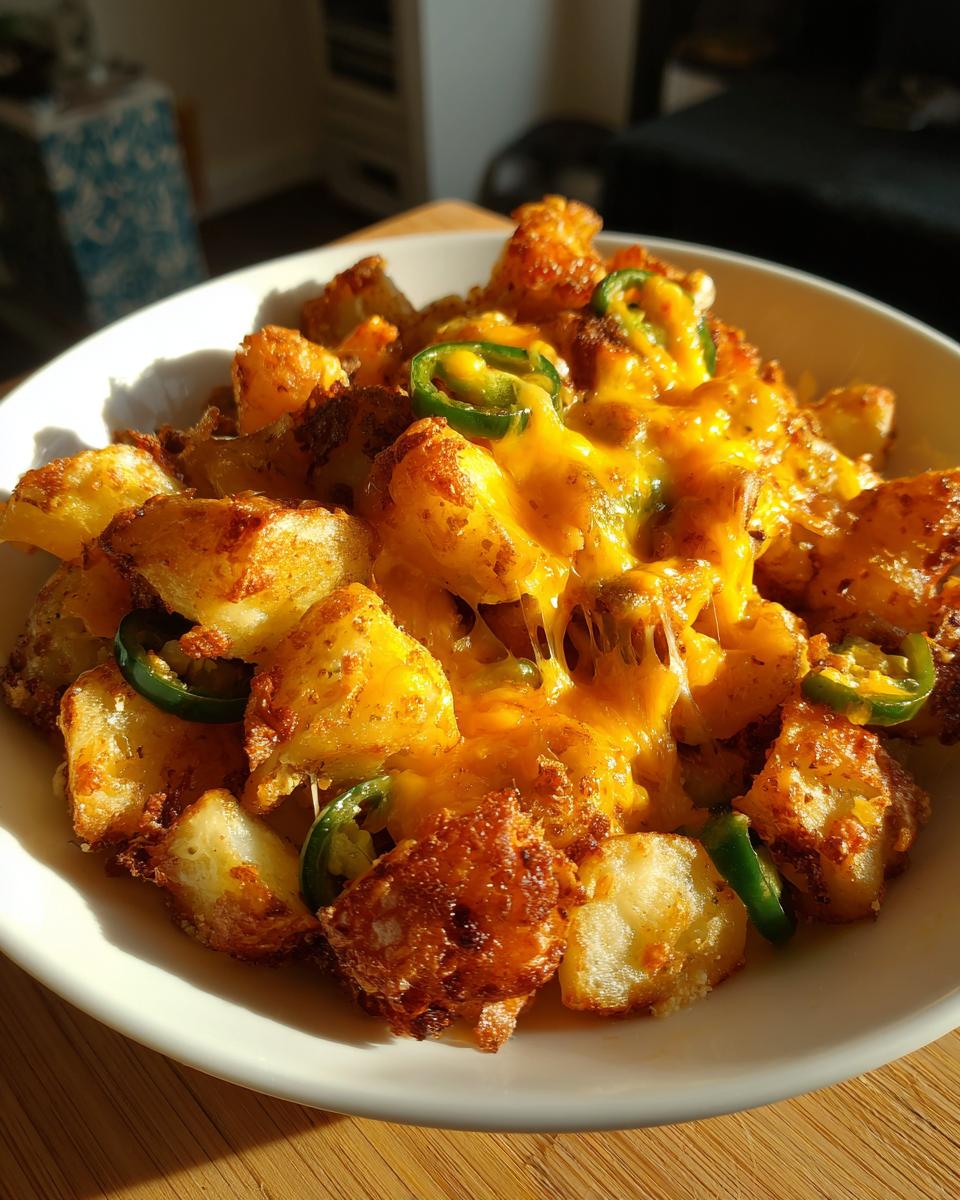 Air Fryer Cheesy Jalapeño Potato Skillet - detail 1