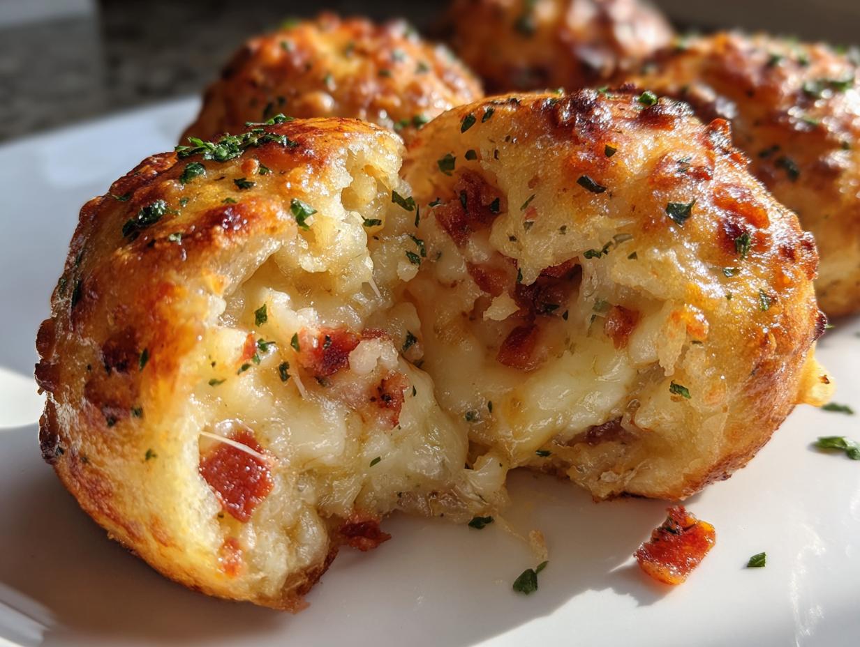 20-Minute Air Fryer Cheesy Pepperoni Stuffed Garlic Knots – Irresistible!