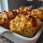 Air Fryer Cheesy Potato Casserole Cups with Ranch