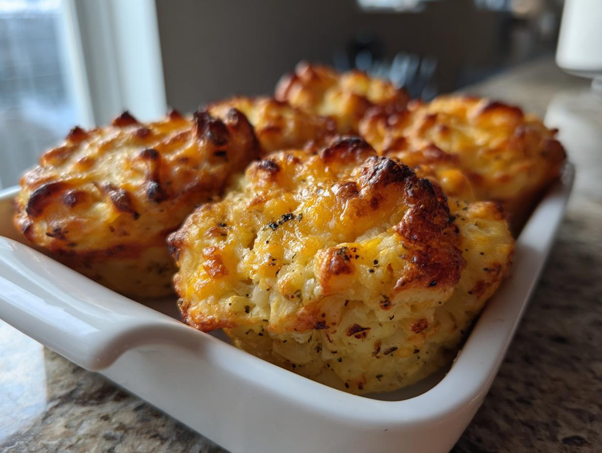 Air Fryer Cheesy Potato Casserole Cups with Ranch – 30-Minute Heaven