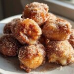 Air Fryer Cinnamon Sugar Apple Fritter Bites