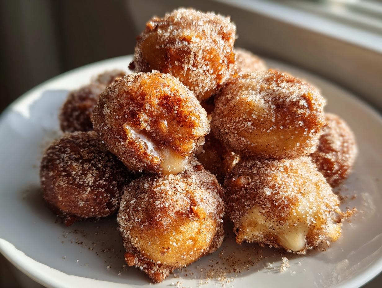 Irresistible Air Fryer Cinnamon Sugar Apple Fritter Bites in 20 Minutes