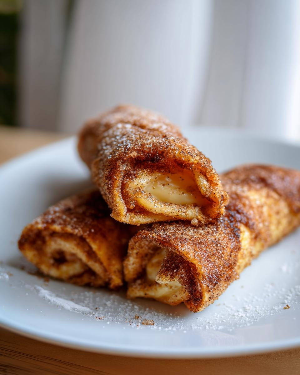 Air Fryer Cinnamon Sugar Cheesecake Stuffed Tortilla Rolls - detail 1