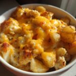 Air Fryer Creamy Chicken Ranch Potato Bake