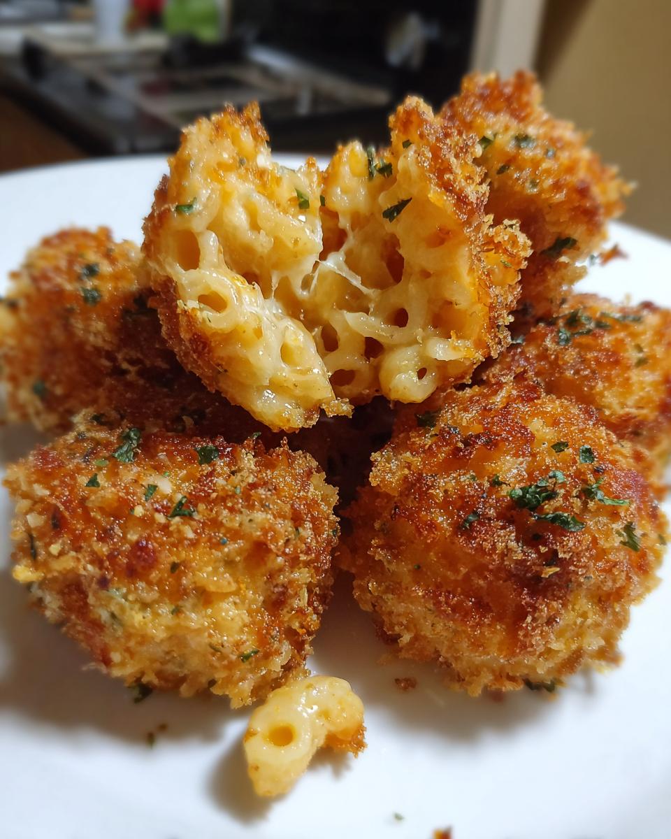 Air Fryer Creamy Jalapeño Mac and Cheese Bites - detail 1