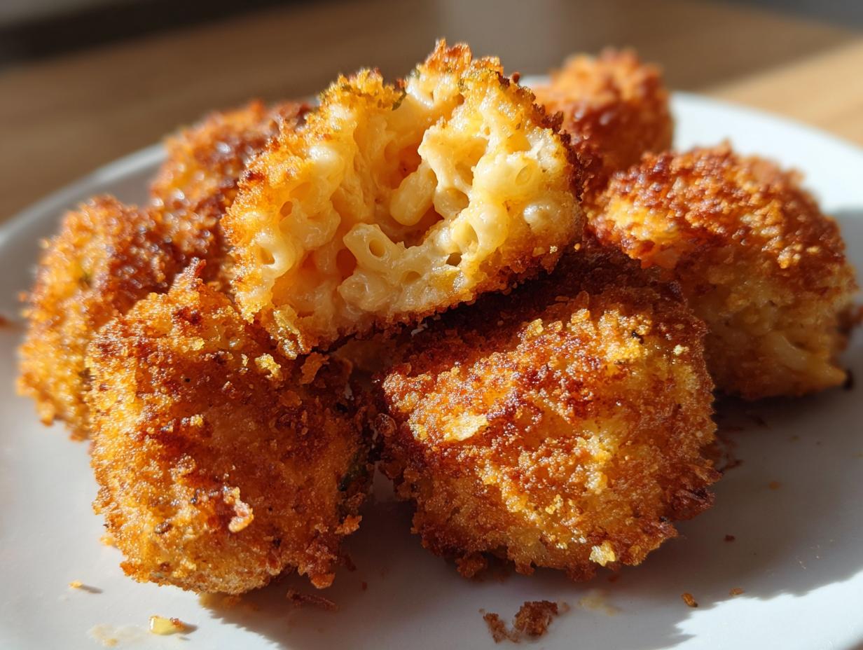 Irresistible 30-Minute Air Fryer Creamy Jalapeño Mac and Cheese Bites