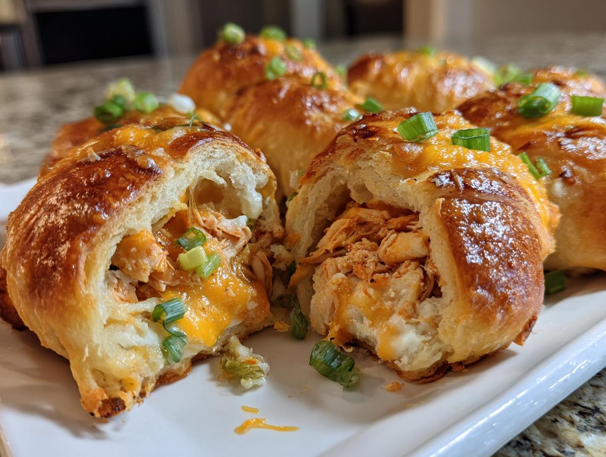 Irresistible 30-Minute Air Fryer Crispy BBQ Chicken Stuffed Rolls