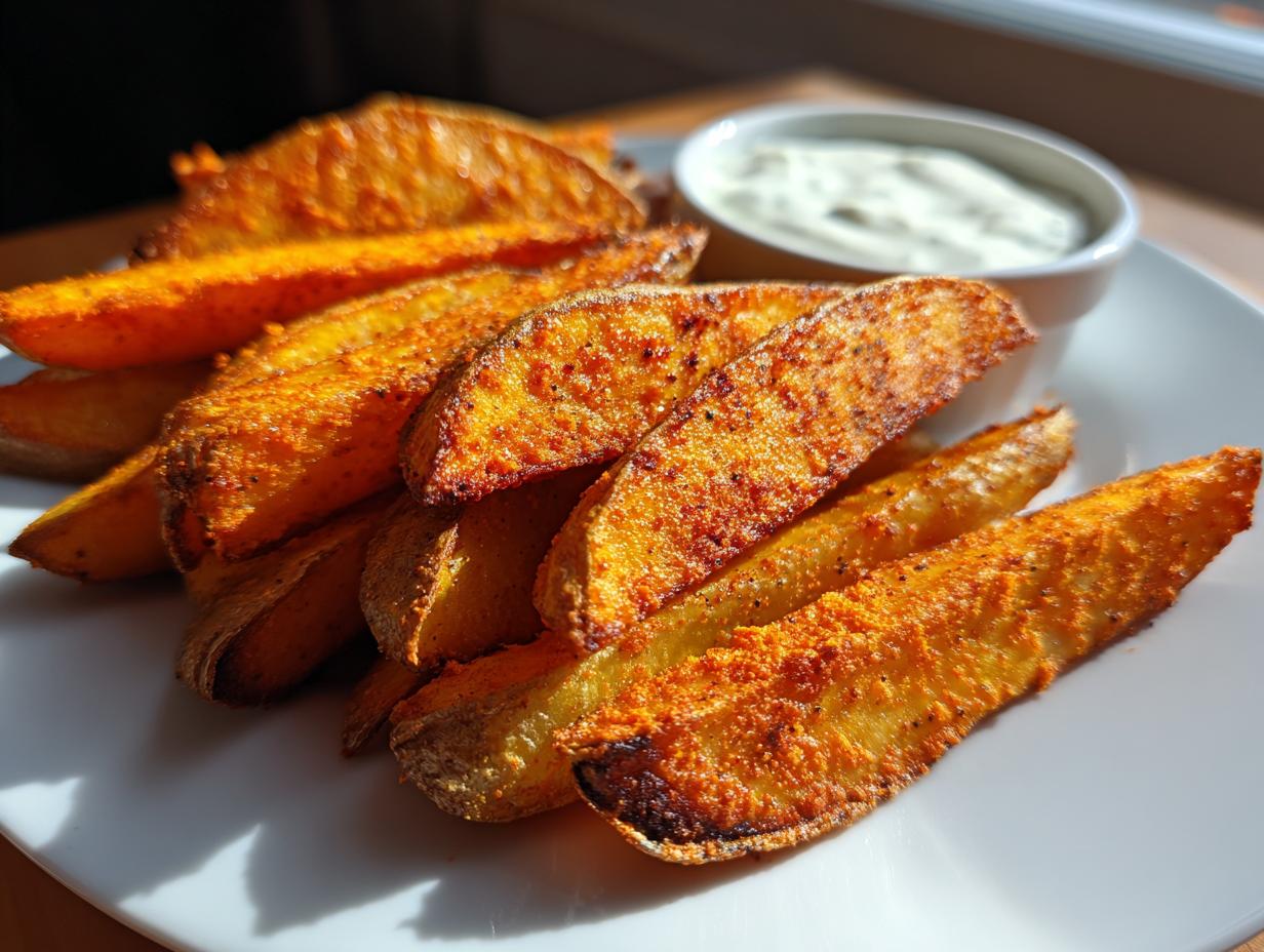 Air Fryer Crispy Cajun Potato Wedges – 2 Secret Tricks for Perfect Crunch