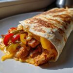 Air Fryer Crispy Chicken Fajita Quesadillas