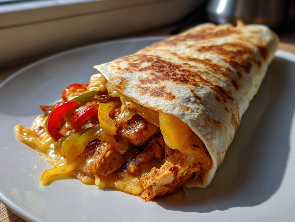 25-Minute Air Fryer Crispy Chicken Fajita Quesadillas – So Good!