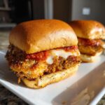 Air Fryer Crispy Chicken Parmesan Sliders for Super Bowl Parties