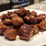 Air Fryer Crispy Garlic Butter Beef Bites