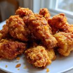 Air Fryer Crispy Garlic Butter Chicken Thigh Bites