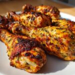 Air Fryer Crispy Garlic Parmesan Chicken Drumsticks