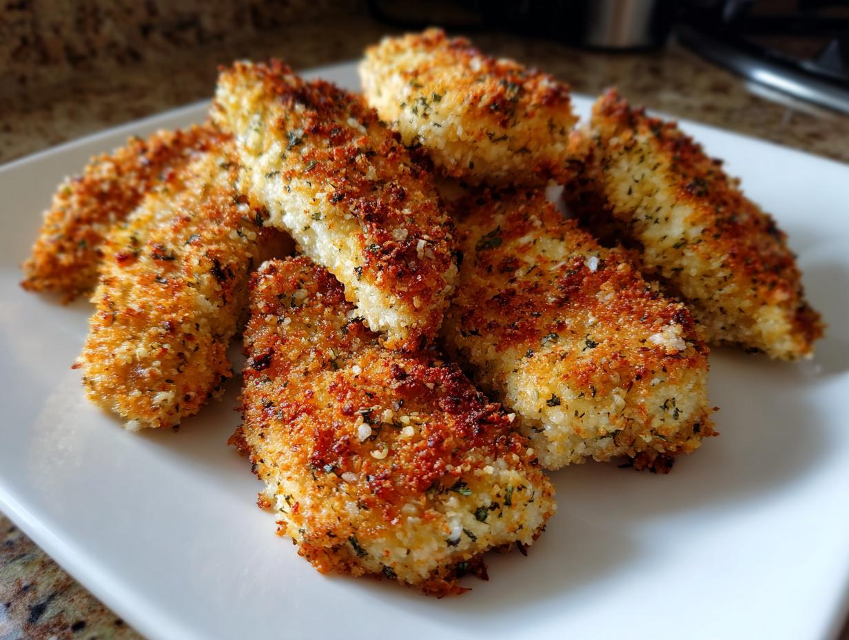 20-Minute Air Fryer Crispy Garlic Parmesan Fish Sticks You’ll Crave